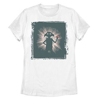 Juniors' Harry Potter Dobby Magical Snap Silhouette Tee