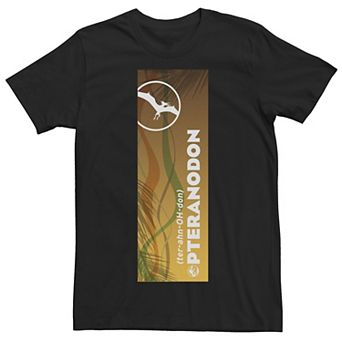 Men's Jurassic World Pteranodon Right Panel Graphic Tee