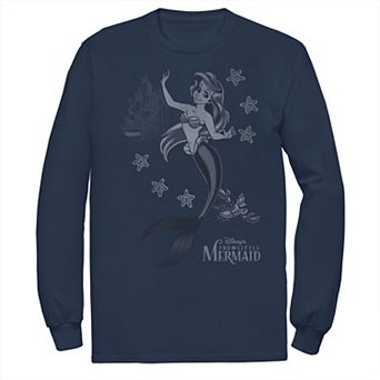 Men's Disney's The Little Mermaid Ariel Sebastian Under The Sea Tee