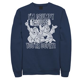 Disney's Snow White Grumpy Cause You're Dopey Men's Sweatshirt