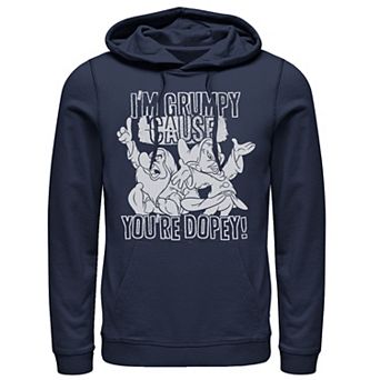 Disney's Snow White Grumpy Cause You're Dopey Men's Pullover Hoodie