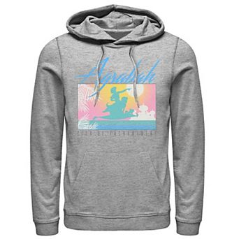 Disney's Aladdin Agrabah City Of Enchantment Silhouette Poster Men's Pullover Hoodie