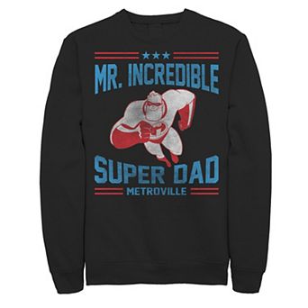 Disney / Pixar's The Incredibles Men's Mr. Super Dad Metroville Sweatshirt
