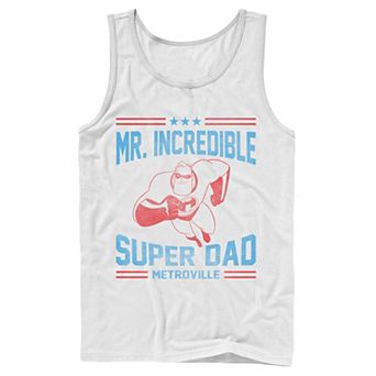 Men's Disney / Pixar The Incredibles Mr. Incredible Super Dad Tank Top