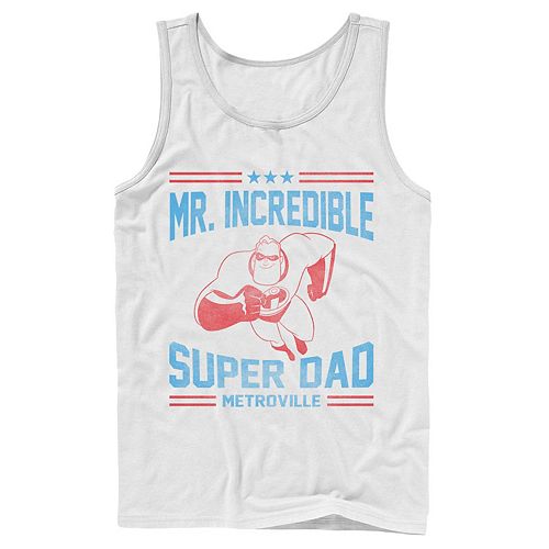 Men's Disney / Pixar The Incredibles Mr. Incredible Super Dad Tank