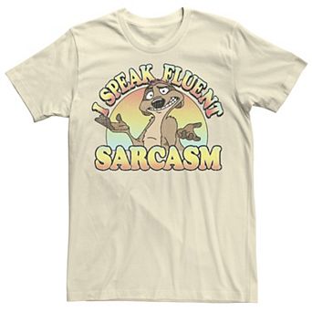 Disney's The Lion King Timon Speaks Sarcasm Men's Tee