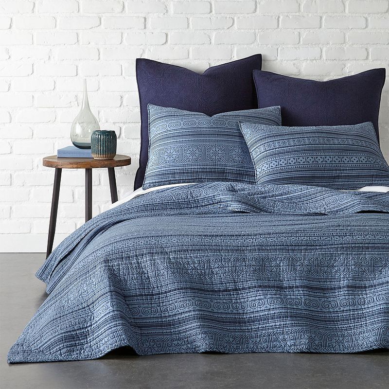 75903760 Levtex Home Tolteca Indigo Quilt Set, Blue, Full/Q sku 75903760