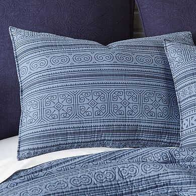 Levtex Tolteca Indigo Quilt Set