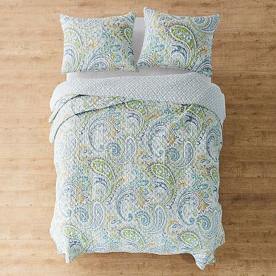 Levtex Cortona Paisley Quilt Set