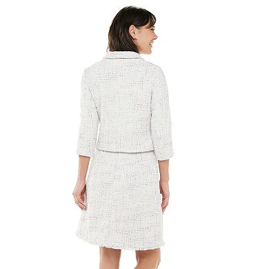 Women's ELLE™ Long Sleeve Tweed Jacket