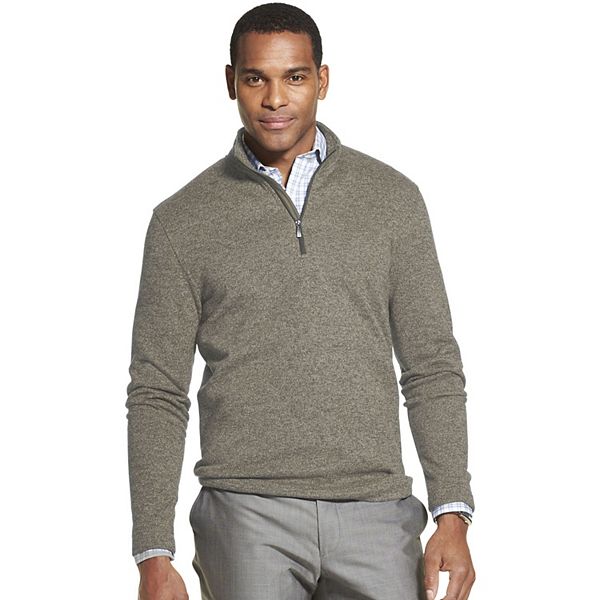 Men's Van Heusen Sweater Fleece Quarter-Zip Pullover