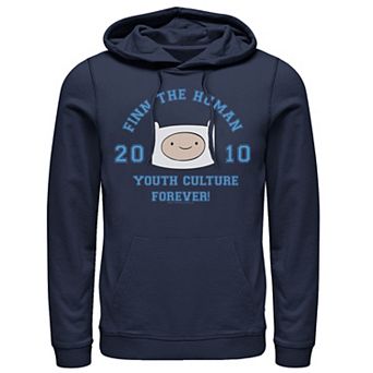 Men's Adventure Time Finn The Human Youth Culture Forever Pullover Hoodie