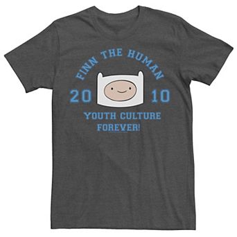 Men's Adventure Time Finn The Human Youth Culture Forever Graphic Tee