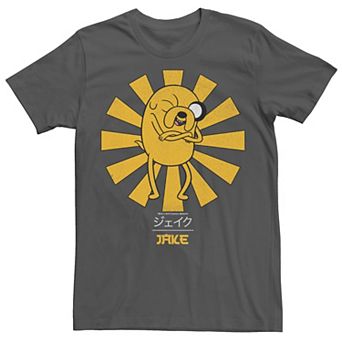 Men's Adventure Time Jake The Dog Kanji Portrait Graphic Tee