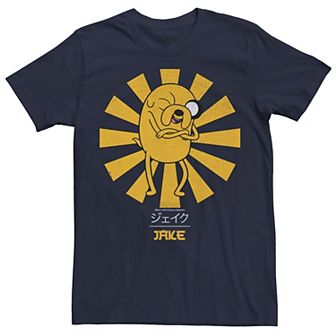 Men's Adventure Time Jake The Dog Kanji Portrait Graphic Tee