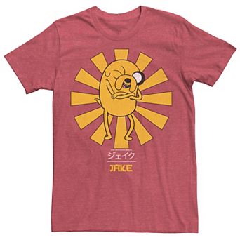 Men's Adventure Time Jake The Dog Kanji Portrait Graphic Tee