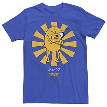 Men's Adventure Time Jake The Dog Kanji Portrait Graphic Tee
