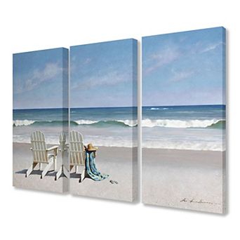 Stupell Home Decor Adirondack Chair Canvas Wall Art 3 pc Set