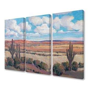 Stupell Home Decor Painterly Desert Heat Canvas Wall Art 3 pc Set