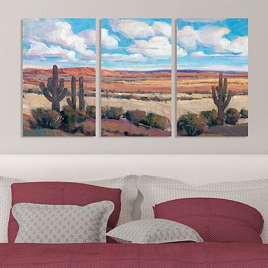 Stupell Home Decor Painterly Desert Heat Canvas Wall Art 3-piece Set