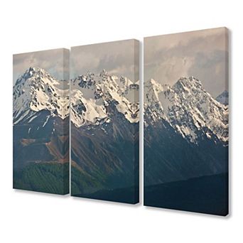 Stupell Home Decor Southern Alps Canvas Wall Art 3 pc Set