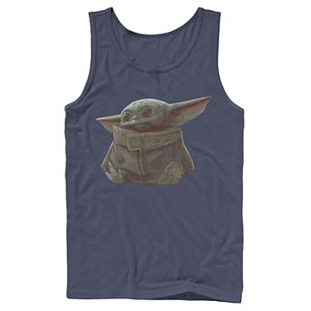 Men's Star Wars The Mandalorian The Child aka Baby Yoda Portrait Tank Top