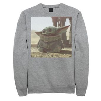 Men's Star Wars The Mandalorian The Child aka Baby Yoda Photograph Sweatshirt