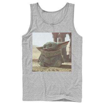 Men's Star Wars The Mandalorian The Child aka Baby Yoda Photograph Tank Top