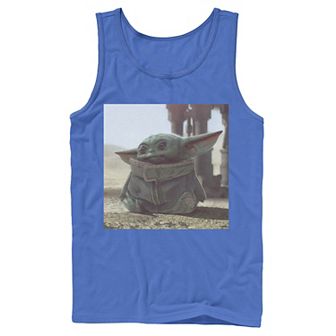 Men's Star Wars The Mandalorian The Child aka Baby Yoda Photograph Tank Top