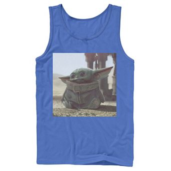 Men's Star Wars The Mandalorian The Child aka Baby Yoda Photograph Tank Top