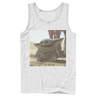 Men's Star Wars The Mandalorian The Child aka Baby Yoda Photograph Tank Top