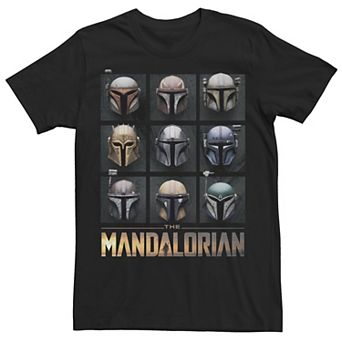 Men's Star Wars The Mandalorian Helmet Panels Tee
