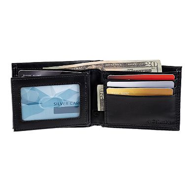 Men's Columbia RFID Synthetic Leather Extra Capacity Slimfold Wallet