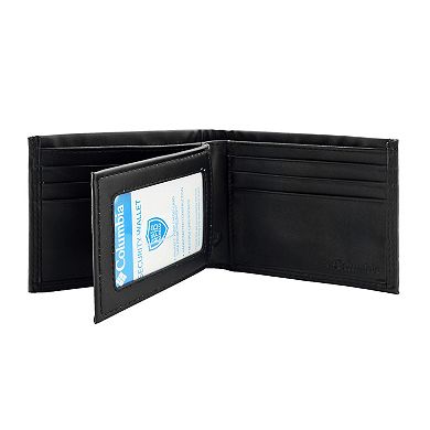 Men's Columbia RFID Synthetic Leather Extra Capacity Slimfold Wallet