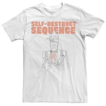 Men's Star Wars The Mandalorian IG-11 Self-Destruct Sequence Tee