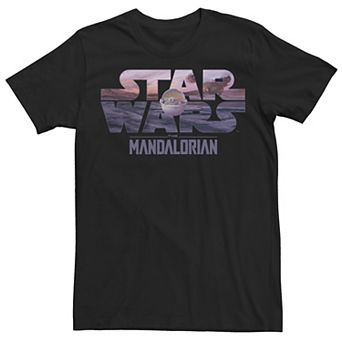 Men's Star Wars The Mandalorian The Child Logo Fill Tee