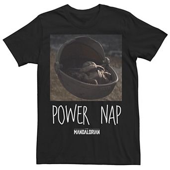 Men's Star Wars The Mandalorian The Child Power Nap Tee