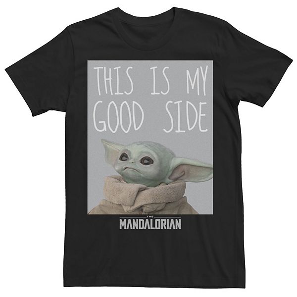 Men's Star Wars The Mandalorian The Child This Is My Good Side Tee