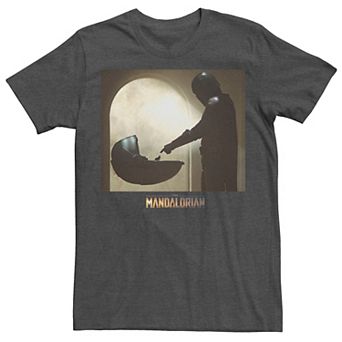 Men's Star Wars The Mandalorian The Child aka Baby Yoda Scene Logo Tee