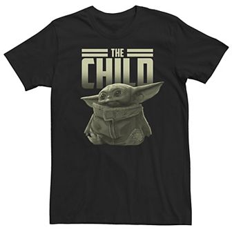 Men's Star Wars The Mandalorian The Child aka Baby Yoda Portrait Tee