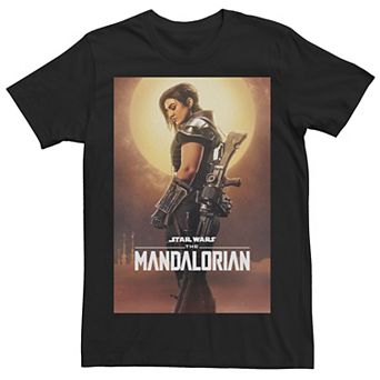 Men's Star Wars The Mandalorian Cara Dune Character Poster Tee