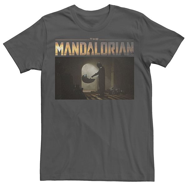 Men's Star Wars The Mandalorian The First Meeting Poster Tee