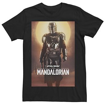 Men's Star Wars The Mandalorian Character Poster Tee