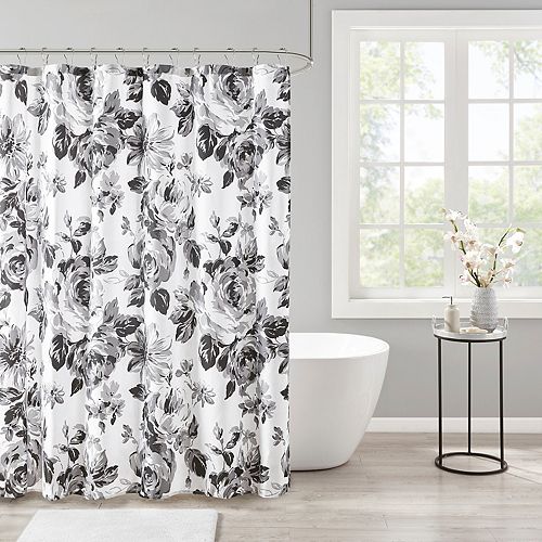 Intelligent Design Renee Floral Printed Shower Curtain