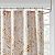 Intelligent Design Natalia Printed Marble Metallic Shower Curtain