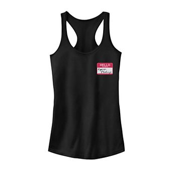 Juniors' Friends Regina Phalange Nametag Tank Top