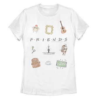 Juniors' Friends Classic Logo Icons Tee