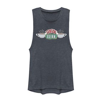 Juniors' Friends Central Perk Logo Muscle Tank Top
