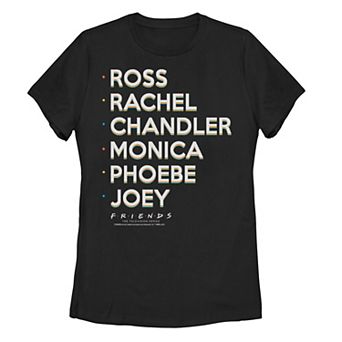 Juniors' Friends All The Friends Name Stack Tee