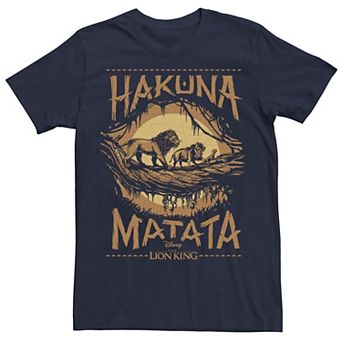 Men's Disney's The Lion King Hakuna Matata Sunset Poster Tee